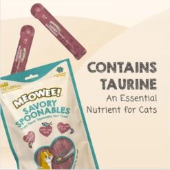 Meowee! Savory Spoonables With Real Salmon, Tuna & Krill Lickable Cat Treat -Trixie || Catit || Nature's Miracle Shop 885902 PT6. AC SS1800 V1689955429