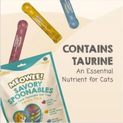 Meowee! Savory Spoonables Triple Flavor Variety Pack Lickable Cat Treat -Trixie || Catit || Nature's Miracle Shop 885918 PT6. AC SS1800 V1689955403