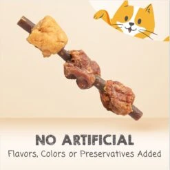 Meowee! Triple Flavor Kabobs With Real Chicken, Salmon & Tuna Cat Treat 15 Meowee! Triple Flavor Kabobs With Real Chicken, Salmon & Tuna Cat Treat -Trixie || Catit || Nature's Miracle Shop 885958 PT4. AC SS1800 V1689955378