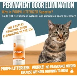 POOPH Kitty Litter Box Saver Cat Deodorizer, 16-oz Bottle -Trixie || Catit || Nature's Miracle Shop 889046 PT7. AC SS1800 V1692030535