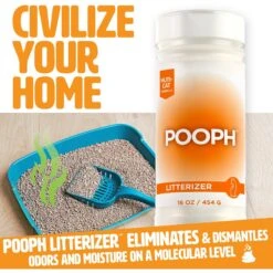 POOPH Kitty Litter Box Saver Cat Deodorizer, 16-oz Bottle -Trixie || Catit || Nature's Miracle Shop 889046 PT8. AC SS1800 V1692030533