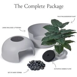 Bundle & Bliss Secret Litter Box Hidden Cat Litter Box Plant -Trixie || Catit || Nature's Miracle Shop 897430 PT7. AC SS1800 V1687885964