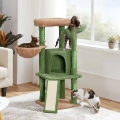 Yaheetech Cactus 42-in Plush Cat Tree 12 Yaheetech Cactus 42-in Plush Cat Tree -Trixie || Catit || Nature's Miracle Shop 899510 PT1. AC SS1800 V1687963998