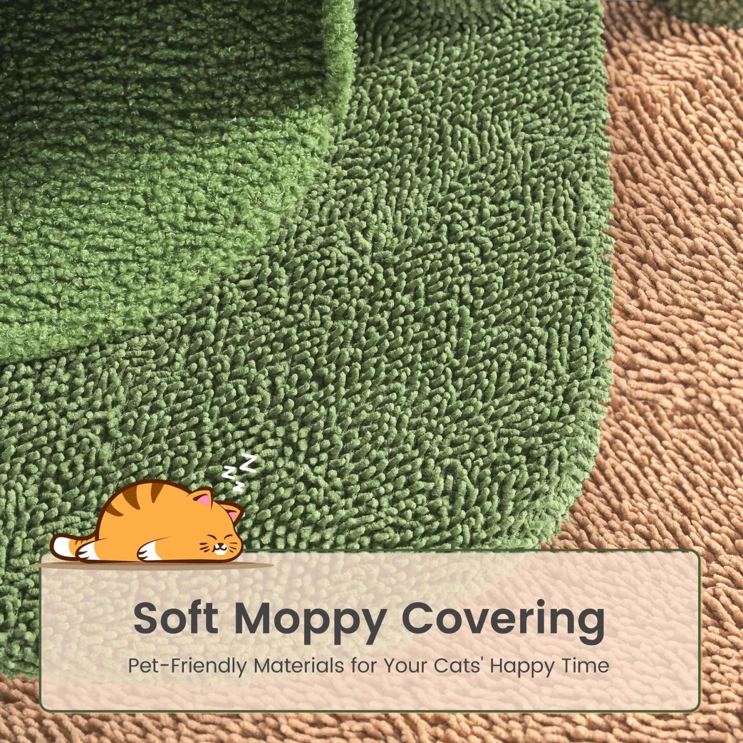 Yaheetech Cactus 42-in Plush Cat Tree 8 Yaheetech Cactus 42-in Plush Cat Tree - Image 6