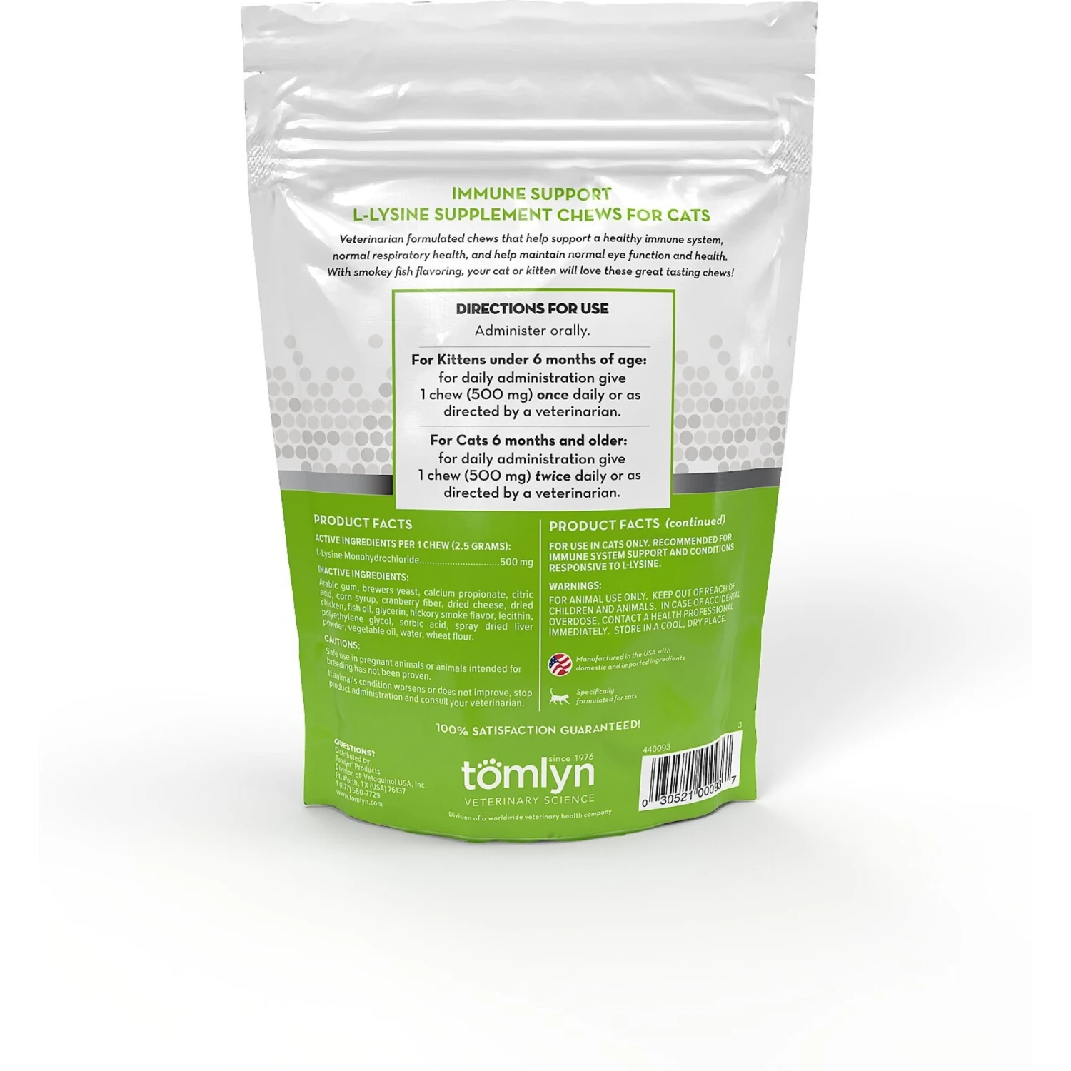 Tomlyn Immune Support Hickory Flavored Soft Chews Immune Supplement For Cats 4 Tomlyn Immune Support Hickory Flavored Soft Chews Immune Supplement For Cats - Image 2