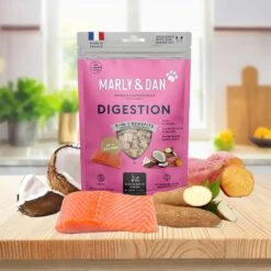 Marly & Dan Salmon Treats For Cats With Sweet Potato & Tumeric, Tummy & Digestion Recipe, 3-oz Bag -Trixie || Catit || Nature's Miracle Shop 915382 PT4. AC SS1800 V1698173142