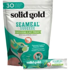 Solid Gold Seameal Salmon Flavor Grain-Free Lickable Cat Treats