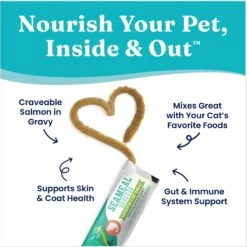 Solid Gold Seameal Salmon Flavor Grain-Free Lickable Cat Treats -Trixie || Catit || Nature's Miracle Shop 918510 PT2. AC SS1800 V1690816242