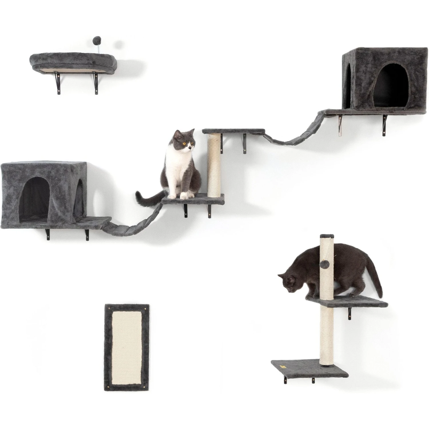 Coziwow Wall Mounted Cat Shelves 3 Coziwow Wall Mounted Cat Shelves
