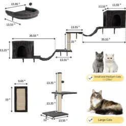 Coziwow Wall Mounted Cat Shelves 12 Coziwow Wall Mounted Cat Shelves -Trixie || Catit || Nature's Miracle Shop 918590 PT2. AC SS1800 V1698244973