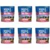 Whole Life Just One Salmon Value Pack Freeze-Dried Dog & Cat Treats, 8-oz Bag, Case Of 6
