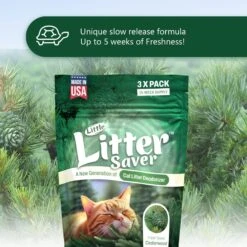 Little Litter Savers Natural Fresh Scent Cedarwood Cat Litter Deodorizer, 1-oz Bag, 3 Count -Trixie || Catit || Nature's Miracle Shop 931262 PT3. AC SS1800 V1691171811