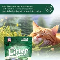 Little Litter Savers Natural Fresh Scent Cedarwood Cat Litter Deodorizer, 1-oz Bag, 3 Count -Trixie || Catit || Nature's Miracle Shop 931262 PT4. AC SS1800 V1691171675