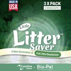 Little Litter Savers Natural Fresh Scent Cedarwood Cat Litter Deodorizer, 1-oz Bag, 3 Count -Trixie || Catit || Nature's Miracle Shop 931262 PT6. AC SS1800 V1691175282