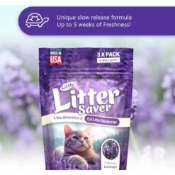 Little Litter Savers Natural Fresh Scent Lavender Cat Litter Deodorizer, 1-oz Bag, 3 Count -Trixie || Catit || Nature's Miracle Shop 931278 PT3. AC SS1800 V1691179262