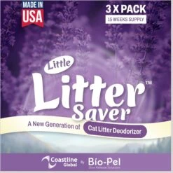 Little Litter Savers Natural Fresh Scent Lavender Cat Litter Deodorizer, 1-oz Bag, 3 Count -Trixie || Catit || Nature's Miracle Shop 931278 PT6. AC SS1800 V1691181517
