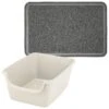 Frisco High Sided Cat Litter Box, Extra Large & Frisco Rectangular Cat Litter Mat -Trixie || Catit || Nature's Miracle Shop 933398 MAIN. AC SS1800 V1692305015