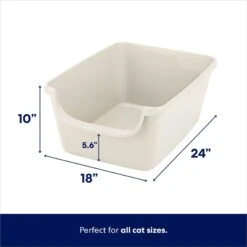 Frisco High Sided Cat Litter Box, Extra Large & Frisco Rectangular Cat Litter Mat -Trixie || Catit || Nature's Miracle Shop 933398 PT2. AC SS1800 V1692305262