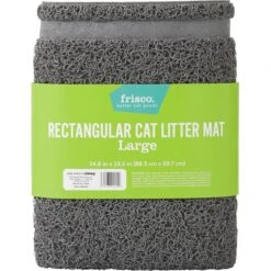 Frisco High Sided Cat Litter Box, Extra Large & Frisco Rectangular Cat Litter Mat -Trixie || Catit || Nature's Miracle Shop 933398 PT6. AC SS1800 V1692303977
