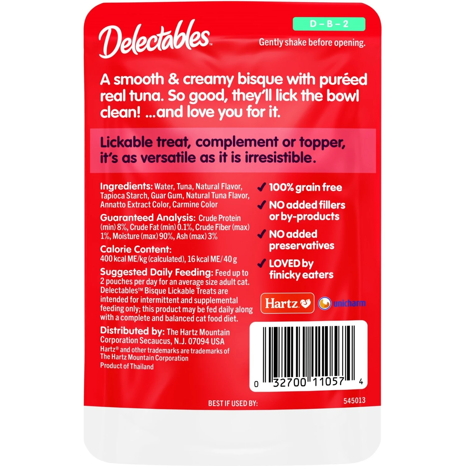 Hartz Delectables Bisque Tuna Lickable Cat Treat + 2 Items 8 Hartz Delectables Bisque Tuna Lickable Cat Treat + 2 Items - Image 6