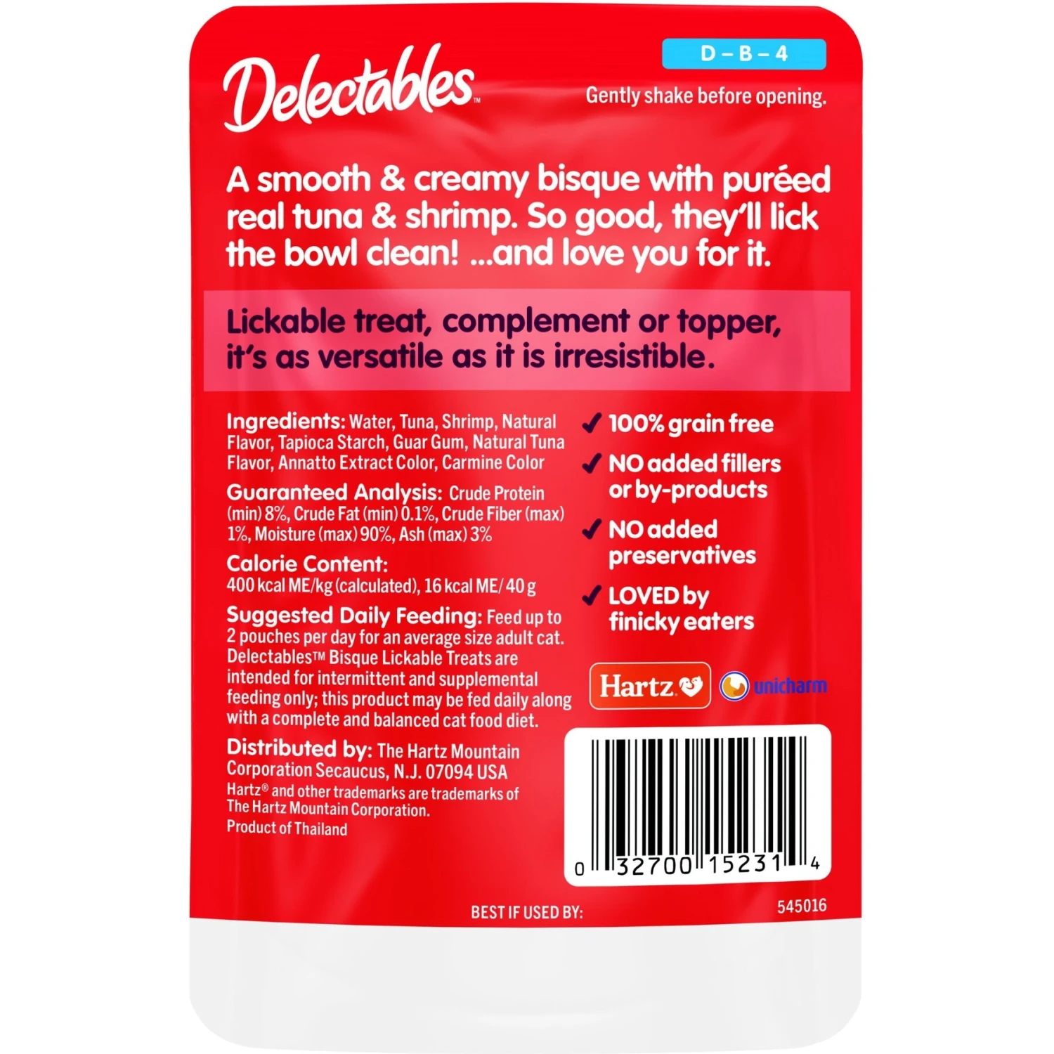 Hartz Delectables Bisque Tuna Lickable Cat Treat + 2 Items 11 Hartz Delectables Bisque Tuna Lickable Cat Treat + 2 Items - Image 9