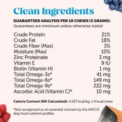 PetHonesty Skin & Coat Health Chews Supplement For Cats, 3.7-oz Bag -Trixie || Catit || Nature's Miracle Shop 941358 PT3. AC SS1800 V1696360130