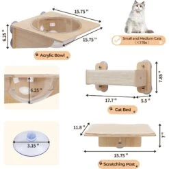 Coziwow 3 Pieces Wall Mounted Cat Perch Set 14 Coziwow 3 Pieces Wall Mounted Cat Perch Set -Trixie || Catit || Nature's Miracle Shop 941694 PT3. AC SS1800 V1700859193