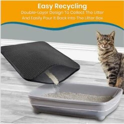 PAWBEE Cat Litter Mat, 30 X 24-in -Trixie || Catit || Nature's Miracle Shop 944870 PT3. AC SS1800 V1693317637