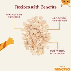 Made By Nacho Chicken Breast Freeze-Dried Cat Treats, 3.5-oz Bag -Trixie || Catit || Nature's Miracle Shop 945454 PT2. AC SS1800 V1699025547