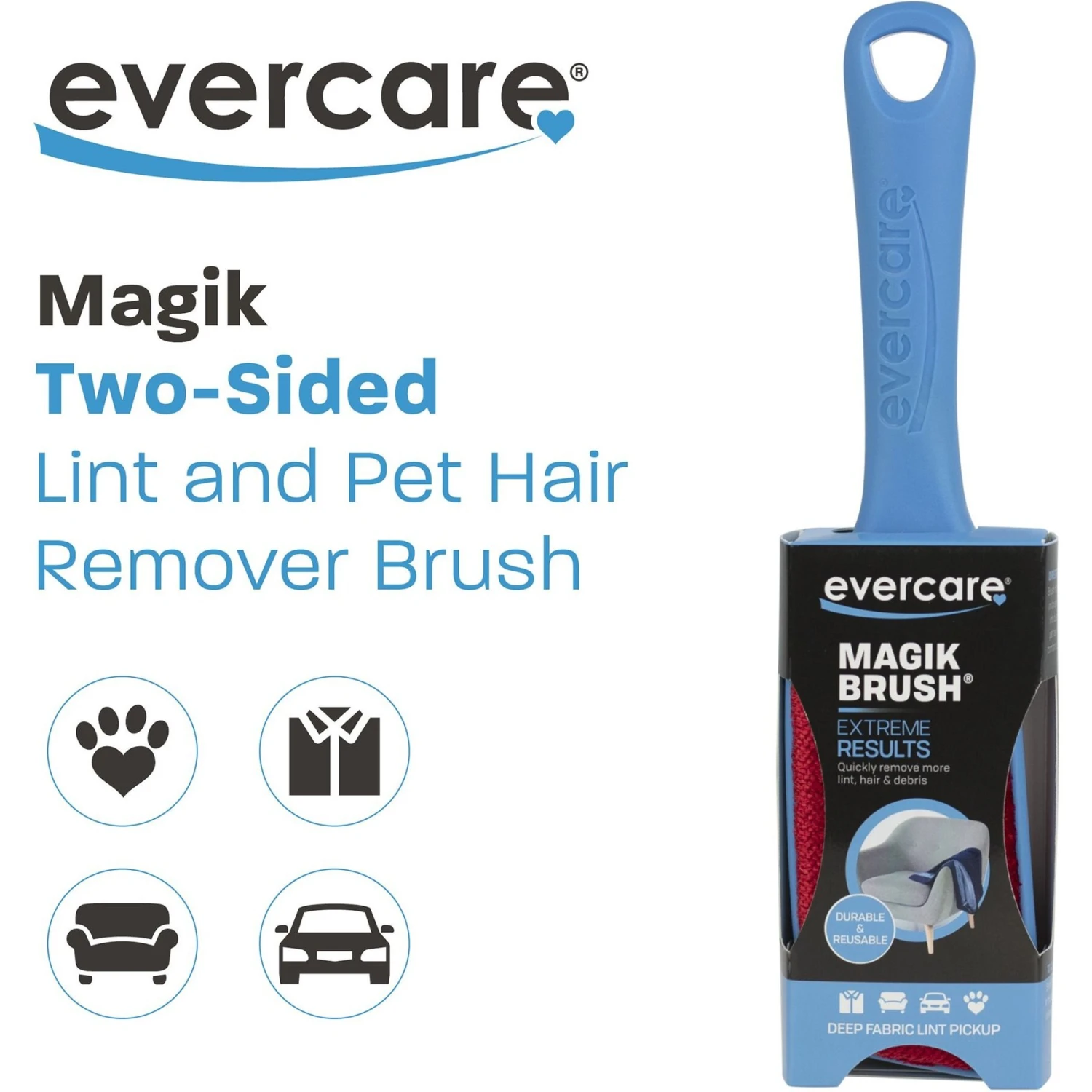 Evercare Pet Plus Magik Lint Brush Dog & Cat Stain Remover 4 Evercare Pet Plus Magik Lint Brush Dog & Cat Stain Remover - Image 2