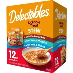 Hartz Delectables Stew Variety Pack Lickable Cat Treats & Hartz Delectables Bisque Variety Pack Lickable Cat Treats -Trixie || Catit || Nature's Miracle Shop 947230 PT1. AC SS1800 V1693924193