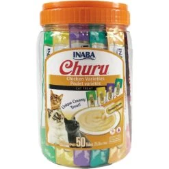 Inaba Churu Chicken Puree Variety Pack Grain-Free Lickable Cat Treat & Inaba Churu Tuna Puree Variety Pack Grain-Free Lickable Cat Treat -Trixie || Catit || Nature's Miracle Shop 947270 PT1. AC SS1800 V1693602685