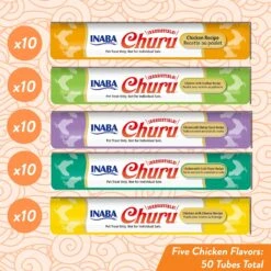 Inaba Churu Chicken Puree Variety Pack Grain-Free Lickable Cat Treat & Inaba Churu Tuna Puree Variety Pack Grain-Free Lickable Cat Treat -Trixie || Catit || Nature's Miracle Shop 947270 PT3. AC SS1800 V1693602687