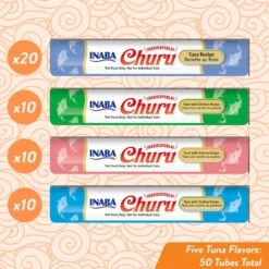 Inaba Churu Chicken Puree Variety Pack Grain-Free Lickable Cat Treat & Inaba Churu Tuna Puree Variety Pack Grain-Free Lickable Cat Treat -Trixie || Catit || Nature's Miracle Shop 947270 PT7. AC SS1800 V1693924249