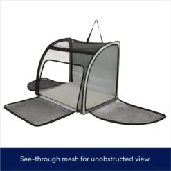 Frisco Travel Safety Dog & Cat Carrier & Pet Fit For Life Collapsible Portable Litter Box With Collapsible Bowl -Trixie || Catit || Nature's Miracle Shop 947670 PT2. AC SS1800 V1693925085