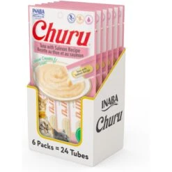 Inaba Churu Grain-Free Tuna Puree Lickable Cat Treat & Inaba Churu Grain-Free Tuna With Salmon Puree Lickable Cat Treat -Trixie || Catit || Nature's Miracle Shop 964102 PT5. AC SS1800 V1695053436
