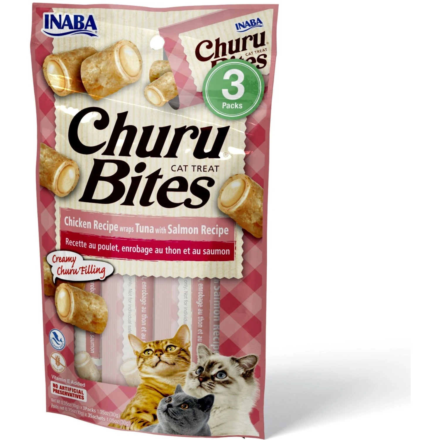 Inaba Churu Bites Chicken Recipe Wraps Tuna Recipe Grain-Free Cat Treats, 0.35-oz, Pack Of 3 + 2 Items 10 Inaba Churu Bites Chicken Recipe Wraps Tuna Recipe Grain-Free Cat Treats, 0.35-oz, Pack Of 3 + 2 Items - Image 8