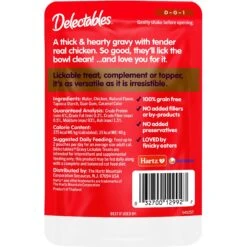 Hartz Delectables Gravy Non Seafood Chicken Lickable Cat Treat, 1.4-oz Pouch, 1 Count -Trixie || Catit || Nature's Miracle Shop 965406 PT3. AC SS1800 V1695997243