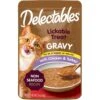 Hartz Delectables Gravy Non Seafood Chicken & Turkey Lickable Cat Treats, 1.4-oz Pouch, 1 Count -Trixie || Catit || Nature's Miracle Shop 965422 MAIN. AC SS1800 V1695933091