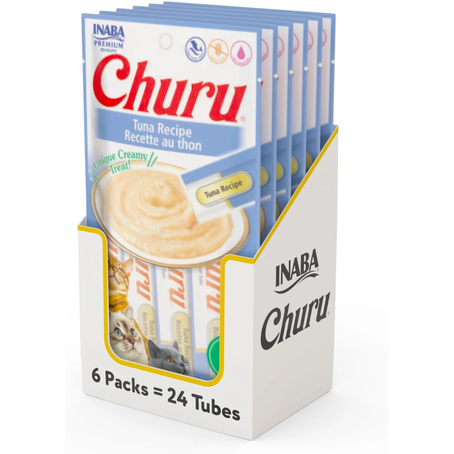 Inaba Churu Grain-Free Chicken Puree Lickable Cat Treat + 2 Items 7 Inaba Churu Grain-Free Chicken Puree Lickable Cat Treat + 2 Items - Image 5