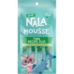 Love, Nala Tuna Recipe Plus Mousse Cat Treats, 0.5-oz Tube, Case Of 4
