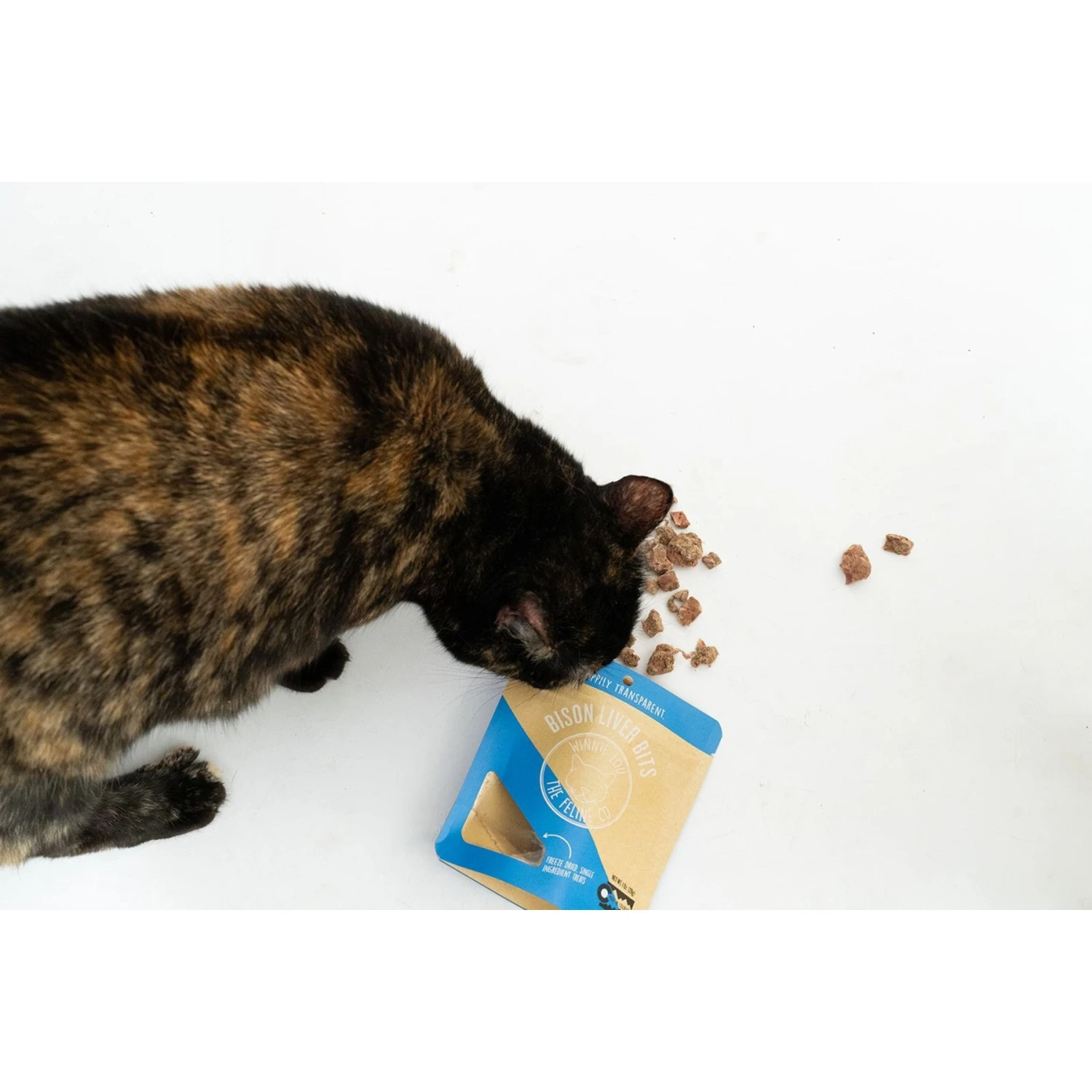 Winnie Lou Bison Liver Bits Freeze-Dried Cat Treats, 1-oz Bag 6 Winnie Lou Bison Liver Bits Freeze-Dried Cat Treats, 1-oz Bag - Image 4