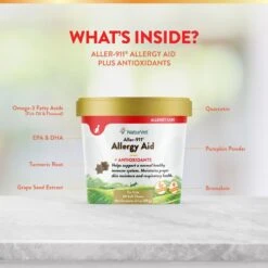 NaturVet Aller-911 Plus Antioxidants Soft Chews Allergy Supplement For Cats -Trixie || Catit || Nature's Miracle Shop 99408 PT4. AC SS1800 V1698691671