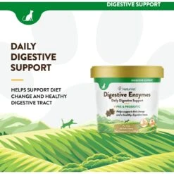 NaturVet Digestive Enzymes Plus Probiotic Soft Chews Digestive Supplement For Cats -Trixie || Catit || Nature's Miracle Shop 99410 PT2. AC SS1800 V1698696471