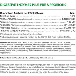 NaturVet Digestive Enzymes Plus Probiotic Soft Chews Digestive Supplement For Cats -Trixie || Catit || Nature's Miracle Shop 99410 PT7. AC SS1800 V1698693677