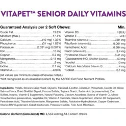 NaturVet VitaPet Senior Daily Vitamins Plus Glucosamine Cat Supplement 18 NaturVet VitaPet Senior Daily Vitamins Plus Glucosamine Cat Supplement -Trixie || Catit || Nature's Miracle Shop 99416 PT7. AC SS1800 V1698696008