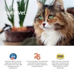 NaturVet VitaPet Senior Daily Vitamins Plus Glucosamine Cat Supplement 19 NaturVet VitaPet Senior Daily Vitamins Plus Glucosamine Cat Supplement -Trixie || Catit || Nature's Miracle Shop 99416 PT8. AC SS1800 V1698695759